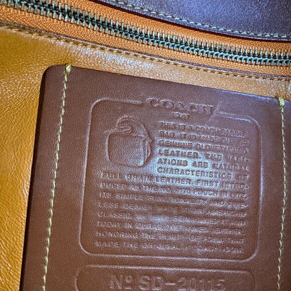 Coach 1941 Large Saddle Bag Brown/Tan - Picture 8 of 11